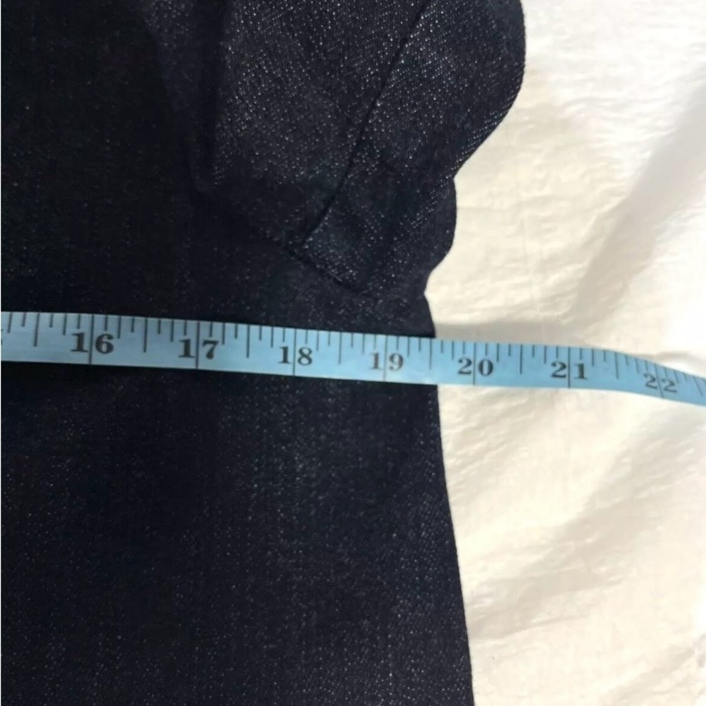 🐴 Ralph Lauren Jeans Co. Double Breasted Gold Button Denim Peacoat Jacket, M - Picture 6 of 10
